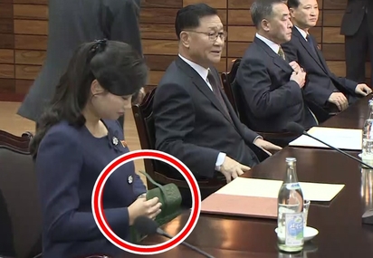 諷刺! 北韓人民吃樹皮 玄松月卻拿”70萬”名牌包 | 拿著名牌包的玄松月(翻攝韓聯社)