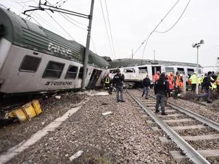 義大利米蘭火車出軌 至少3死百餘人傷