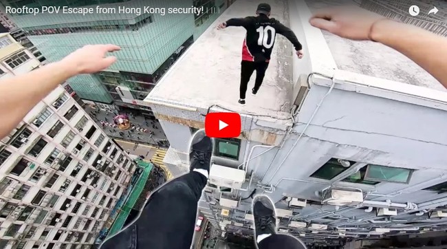 【影】香港高樓屋頂「跑酷」 第一人視角"看了心癢癢" | 華視新聞
