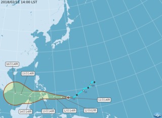 今年第2號颱風"三巴"生成 氣象局:對台無直接影響