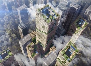 日建築公司要蓋70樓"木造摩天樓" 預定2041完工