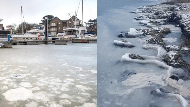 "東方野獸"寒流侵襲英國 凍到海都結冰 | 華視新聞