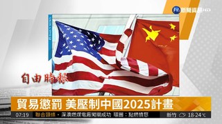 貿易懲罰 美壓制中國2025計畫