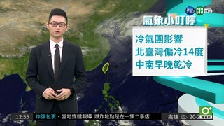 冷氣團影響 北台灣偏冷14度