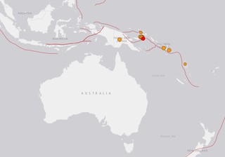 巴布亞紐幾內亞規模6.9強震 發布海嘯警報