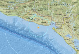 薩爾瓦多發生5.9強震 暫未傳傷亡