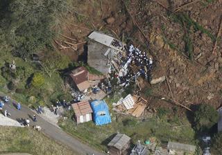 日本九州土石流災情 目前已發現1具遺體