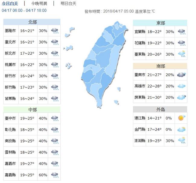 今晨新屋最低溫15.4度 各地雨勢午後趨緩 | 華視新聞