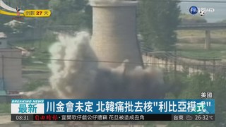 北韓痛批"利比亞模式"棄核 川普否認