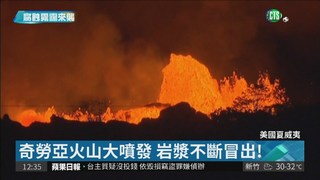 夏威夷火山噴發 腐蝕性氣體來襲