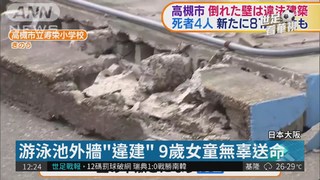 大阪強震4死350傷! 大規模地震蠢動