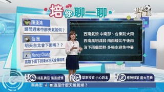 華視晴報站 鎖定朱培滋氣象
