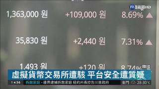 南韓虛擬貨幣交易所遭駭 損失9.5億