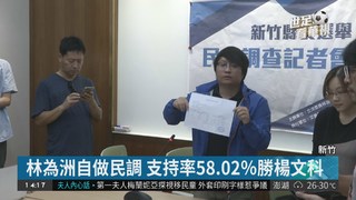 林為洲自做民調 58.02％勝楊文科