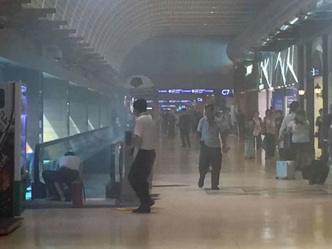 桃機第二航廈疑機械故障冒煙 4航班受影響 | 華視新聞