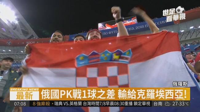 對決俄國PK分勝負 克羅埃西亞贏了! | 華視新聞