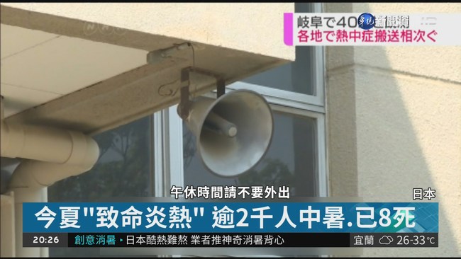 日本酷熱難熬 業者推神奇消暑背心 | 華視新聞
