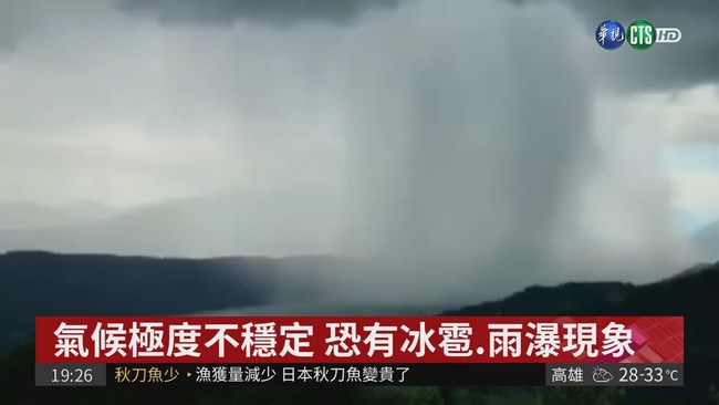 午後雷雨 嘉義攝影師拍下雨瀑美景 | 華視新聞