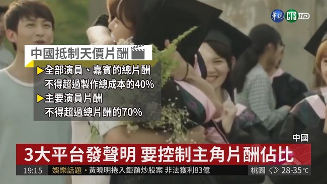 中國整頓娛樂圈 課重稅打擊天價片酬 | 華視新聞