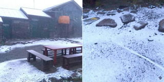 氣候異常! 北海道8月雪 1登山客罹難