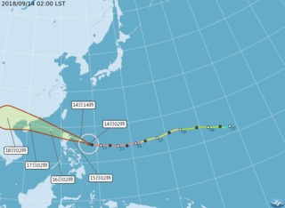 強颱山竹11:30恐發海警 入夜東、南部雨增強