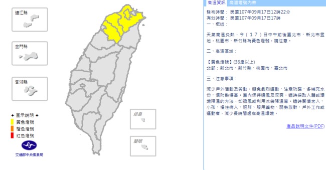 熱壞了!  氣象局示警 新北、台北等4縣市破36度 | 華視新聞