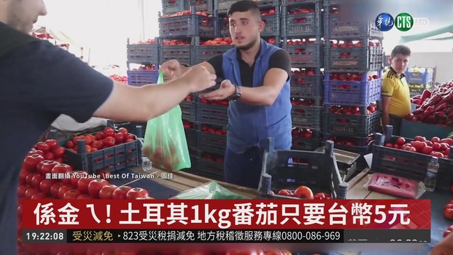 土耳其里拉重貶 1kg葡萄僅台幣20元 | 華視新聞