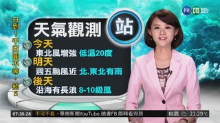 明北部東北部降雨率提高 後天康芮影響台灣