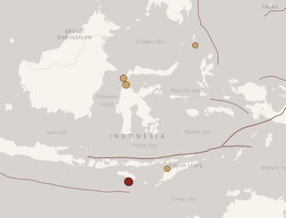 印尼再地震 松巴島最大規模6.0