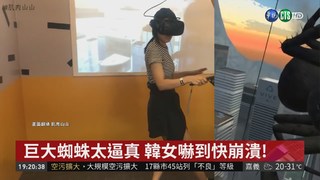 韓國姐弟玩VR 嚇到狂叫笑翻網友
