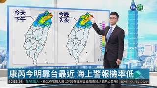 颱風外圍環流影響 北台有雨