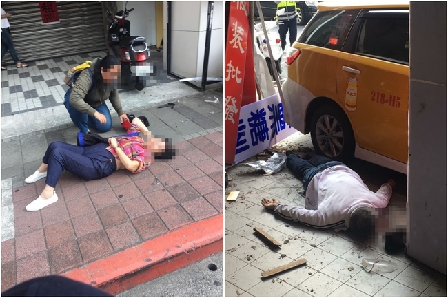 計程車衝入公車亭 2民眾遭撞飛 | 華視新聞