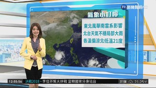 東北峰報到 今日水氣增 出門記帶傘!
