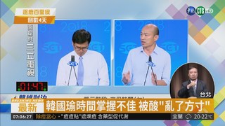 高雄市長辯論 陳其邁韓國瑜直球對決