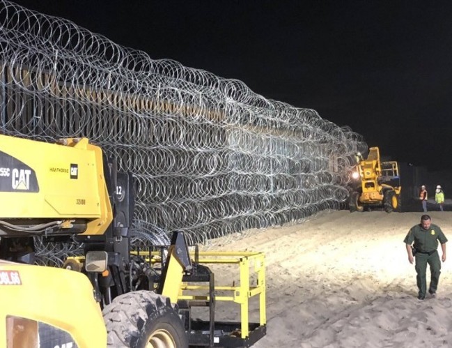 美墨蛇籠牆擋移民 川普PO推特:絕對翻不過去 | 華視新聞