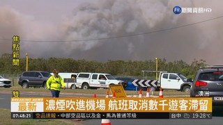 澳洲東南部森林大火 濃煙影響機場