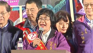 【彰化縣長】王惠美領先6萬票 自行宣布當選