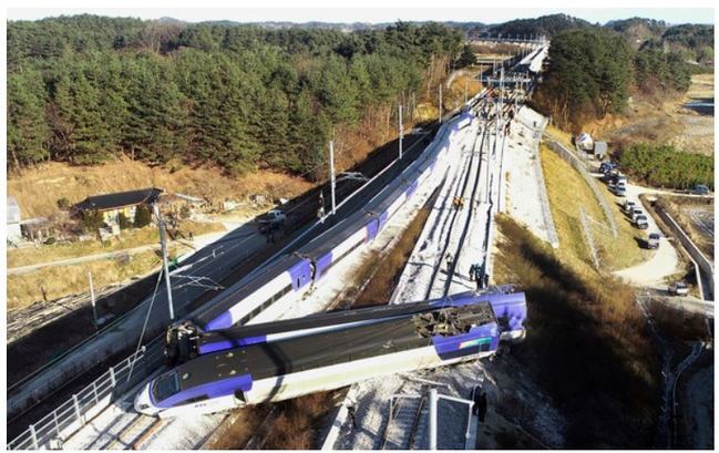 南韓高鐵出軌原因 官員竟稱:天氣太冷 | 華視新聞