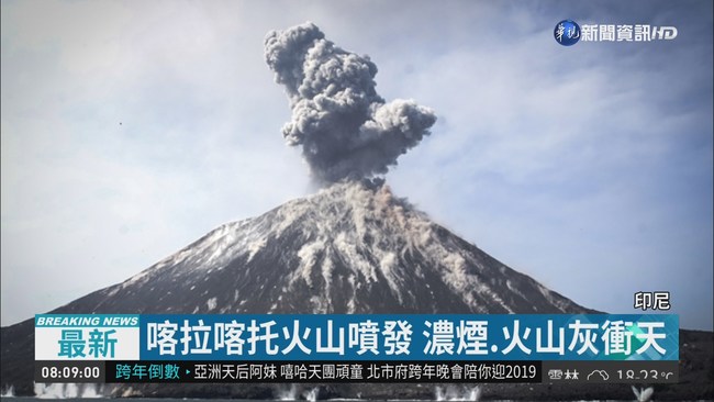 印尼海嘯禍首? 喀拉喀托火山照曝光 | 華視新聞