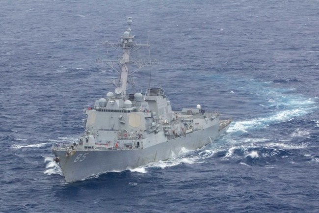 美軍兩軍艦今駛過台海 國防部證實:正在航行中 | 華視新聞
