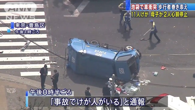 東京都街頭轎車衝撞行人 2人心肺停止急救中 | 華視新聞