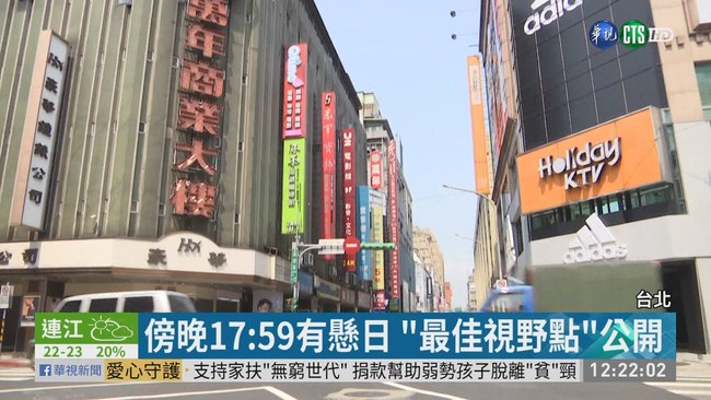 "曼哈頓懸日"台北看得到 就在今天! | 華視新聞