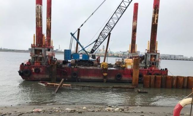 台中海上施工管架倒塌 1工人大腿斷裂身亡 | 華視新聞