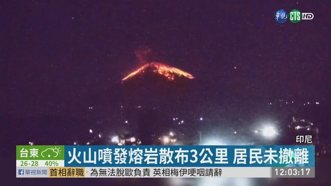 峇里島阿貢火山爆發 機場航班取消 | 華視新聞