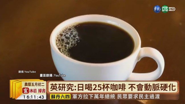 【台語新聞】1天25杯! 英研究:多喝咖啡"不傷心" | 華視新聞