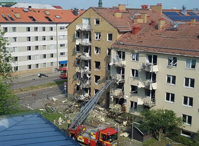 瑞典發生爆炸事件傳25傷 窗戶陽台炸飛 | 華視新聞