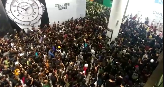 香港反送中遊行再登場! 人潮擠爆地鐵站 | 華視新聞