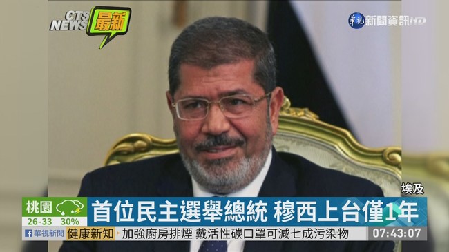 埃及前總統穆西 出庭應訊昏倒猝死 | 華視新聞
