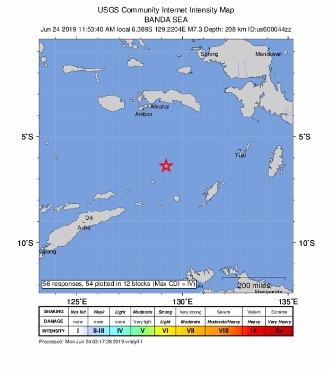 印尼連2強震 規模6.1、7.3皆無海嘯警報 | 華視新聞