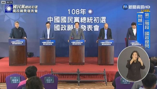 【直播中】藍營政見發表提問階段 韓國瑜稱帶員工「練氣功」 | 華視新聞